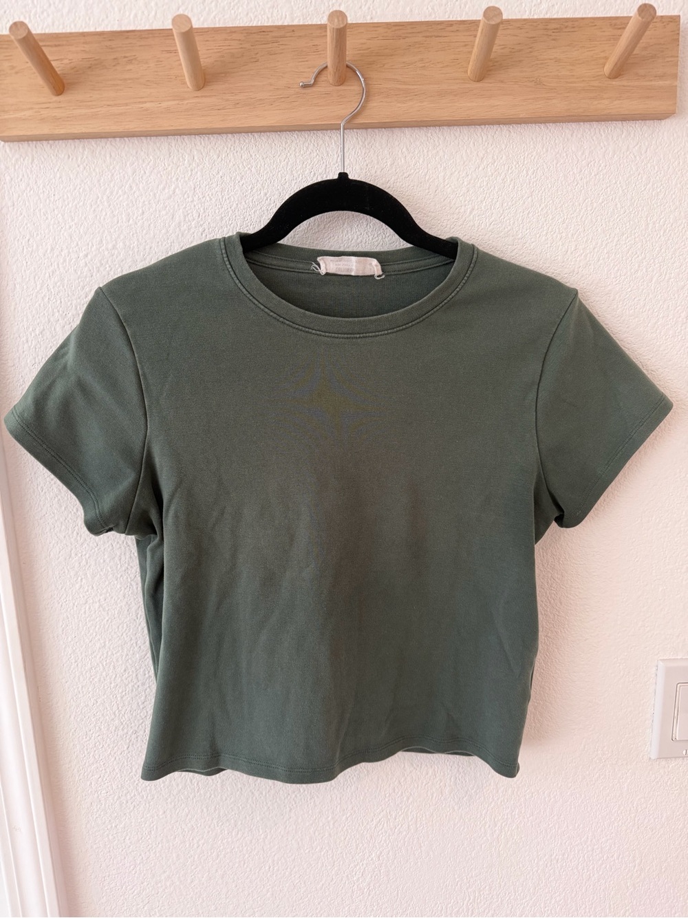 Cotton On Olive Green Short Sleeve Baby Tee